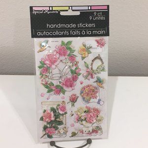 Special Moments Scrapbooking "Wedding Flowers" Stickers Embellishments Garniture